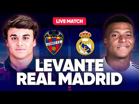 🔴 LEVANTE - REAL MADRID LIVE / 🚨LE REAL A FAIM DE VICTOIRE ! LE 6/6 ? / 🔥MBAPPE EN PETARD ! / LIGA