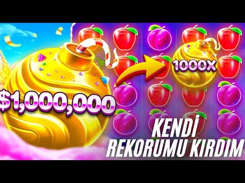 SWEET BONANZA 1000 🍭 BONANZA DA KENDİ REKORUMU KIRDIM !! #slotoyunları