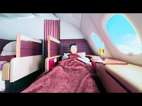 Flying Qatar Airways’ $8000 First Class on the A380 | Paris 🇫🇷 to Doha 🇶🇦