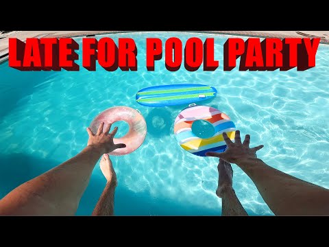 Late For Pool Party! (Parkour POV)