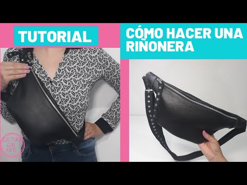 CÓMO COSER UNA RIÑONERA , PARTE 2 / Tutorial  de riñonera / hacer cangurera