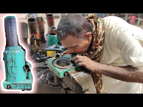 50 ton hydraulic jack repair || How to repair hydraulic jack