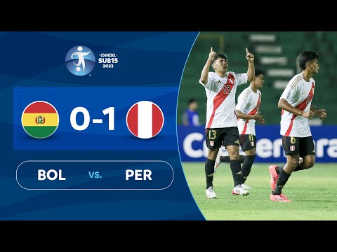 BOLIVIA vs. PERÚ [0-1] | RESUMEN | CONMEBOL SUB 15 | FASE DE GRUPOS