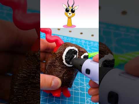 I made a The Deer Phase 4 Sprunki OC with 3d pen #incredibox