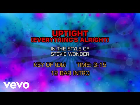 Stevie Wonder – Uptight (Everything’s Alright) (Karaoke)