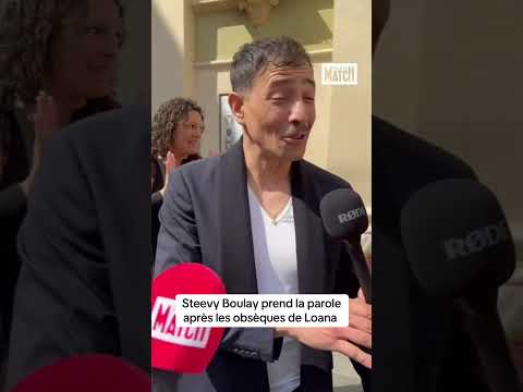 Steevy Boulay prend la parole après les obsèques de Loana