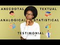 Evidence and Argumentation in Essays