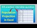 Population Projection Using Newman Formula