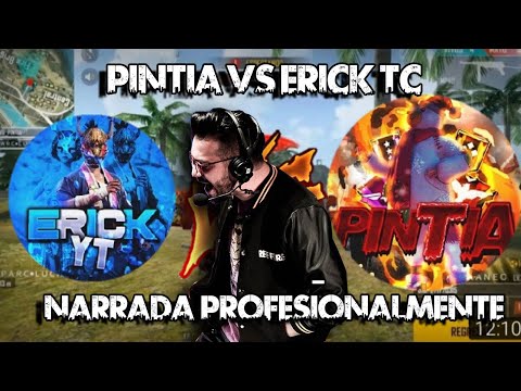 ERICK TC VS PINTIA NARRADO POR XAVY BECKER ¡DE LOS MEJORES PVP DE LATINOAMERICA! #FREEFIRE