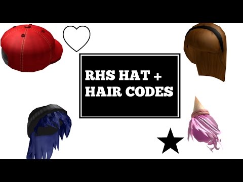 Rhs Codes For Outfits 07 2021 - roblox rhs hair codes
