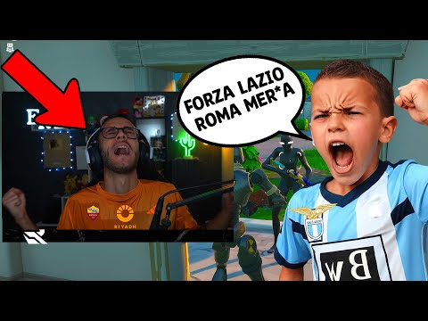 INCONTRO un BAMBINO LAZIALE e INSULTO la SUA SQUADRA su FORTNITE!