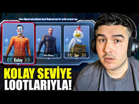 KOLAY SEVİYE LOOTLARIYLA WİN ALMAK! (ÇÖP LOOT) PUBG MOBILE