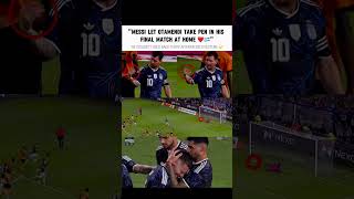 A true leader 🐐 #leomessi #barcelona #viral #goat #worldcup #barcafans #viscabarca #realmadrid