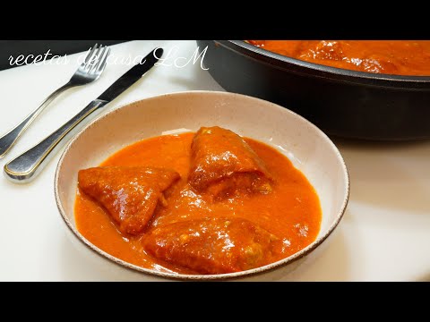 Pimientos de Piquillo RELLENOS de Carne - ¡La MEJOR Receta!