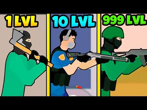 ЭВОЛЮЦИЯ СОЛДАТА ЧТОБЫ ЗОМБИ НЕ СОЖРАЛИ ЕГО В ИГРЕ FLAT ZOMBIES!