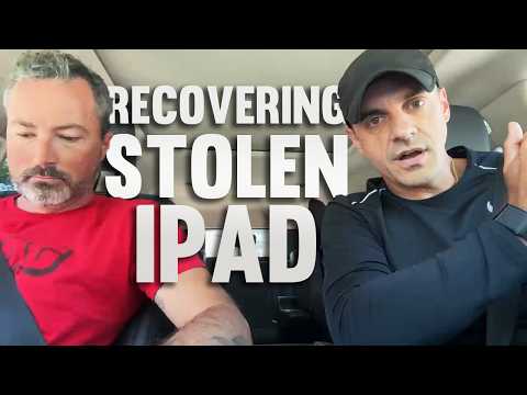 My iPad got stolen. This is how I got it back