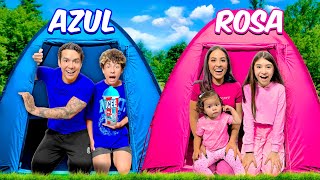 ACAMPANDO SOLO de COLOR ROSA Y AZUL!!