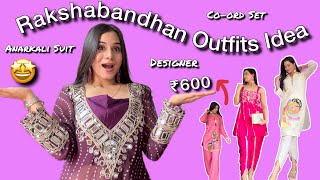 Rakshabandhan DESIGNER Co-ord Set & Suit Haul 👀 FESTIVAL & WEDDING Haul 🫠 #youtube #flipkarthaul