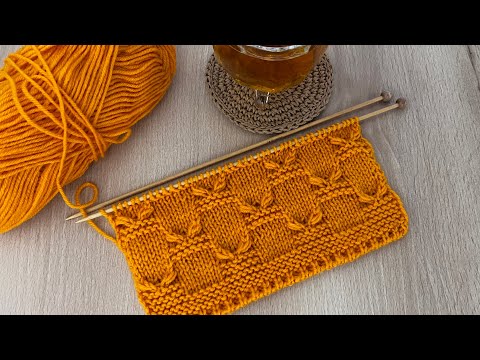 Serçe Kanatı  Örgü Modeli /Zarif Ve Kolay İki Şiş Örgü Modeli 🎉 /Knitting Crochet