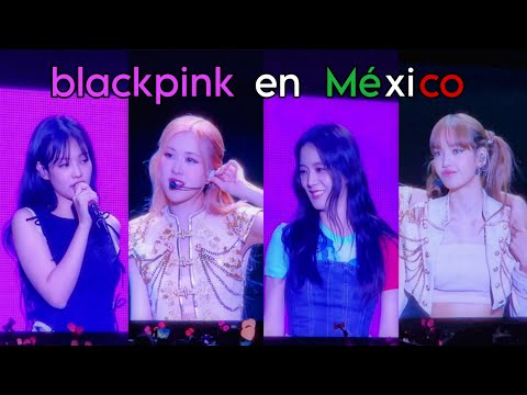 vlog: concierto de BLACKPINK en México 💕🖤🇲🇽