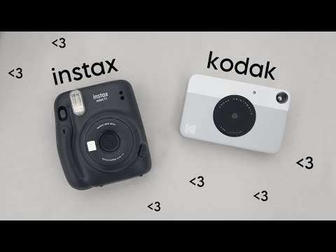insta mini 11 vs kodak printomatic ʕっ•ᴥ•ʔっ
