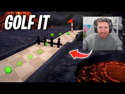 Mapa de LAVA con RETOS! - GOLF IT