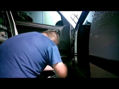Ремонт стеклоподьёмников SKODA ROOMSTER - FABIA () разборка передних дверей