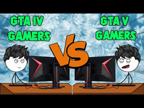 GTA IV Gamers VS GTA V Gamers