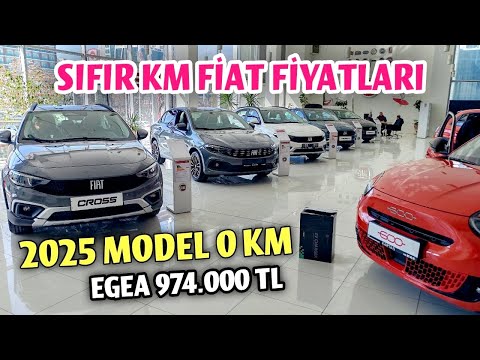 974.000 TL'YE 0 KM EGEA | Sıfır KM Fiat Fiyatları - 2025 | Kampanyalı ve İndirimli Fiyatlar