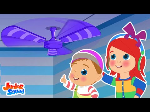 Upar Pankha Chalta Hai, ऊपर पंखा चलता है, Chunnu Munnu + More Hindi Kids Rhyme and Cartoon Videos