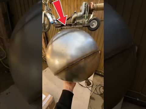 ternyata ini cara membuat tangki bulat super besar