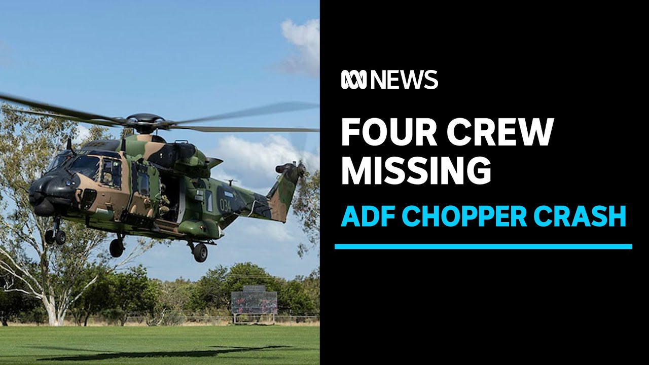 Four crew missing after Australian Army chopper crashes off northern Queensland coast