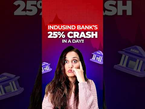 Why are Indusind Bank shares falling?#shorts