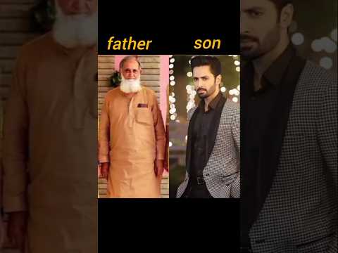 Pakistani actors real father #shorts #danishtaimoor #wahajali #ahadrazamir