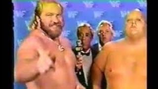 Big John Studd, King Kong Bundy & Bobby Heenan MSG promo on The Machines - aired 7/26/86