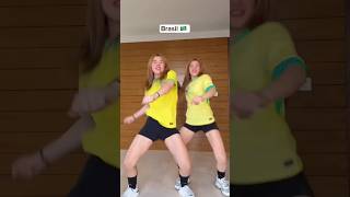 Ara y fer bailan la coreo de Brasil!!