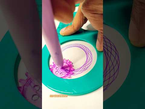 how many rotations did you see #youtubeshorts #spirograph #artandcraft #spirography