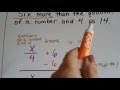 Solving Linear Equations and Operations