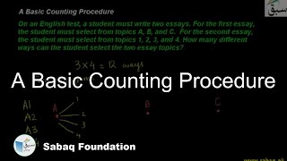 A Basic Counting Procedure