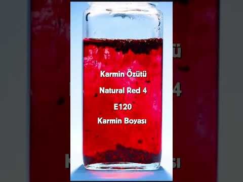Kırmızı Gıdaların İçindeki Korkunç Gerçek! 🪲(E120 Kodu)#bilim #ilginçbilgiler #E120 #KarminBöceği