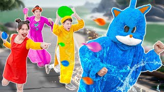 Squid Game: Trò Chơi Thoát Khỏi Bẫy Bóng Nước - Cám Trở Thành Thủ Lĩnh| Biệt Đội Tấm Cám| MIU MIU TV