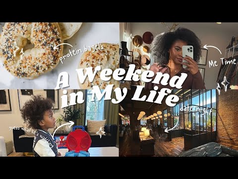 VLOG || getting back to routine, date night (cute speakeasy), trying the viral protein bagels + more