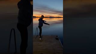 Imaging #fishing here!🎣🌅#sunset #lake #nature #beautiful #beauty #poland #fyp #shorts #shortvideo