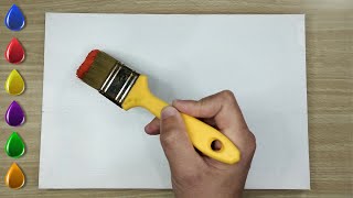 This painting will touch your heart  / Acrylic Painting for Beginners