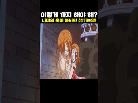 👉나미의 옷이 불타면 생기는 일! (원피스 명장면)