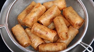 Chả Giò ngon đơn giản nhất - Cách chiên để chả giò giòn lâu