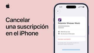 Cómo cancelar una suscripción en el iPhone | Soporte técnico de Apple