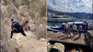 🔴LIVE/  Tronditet Himara! Policia shpëton turisten çeke...