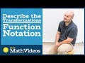 Identifying Transformations in Function Families