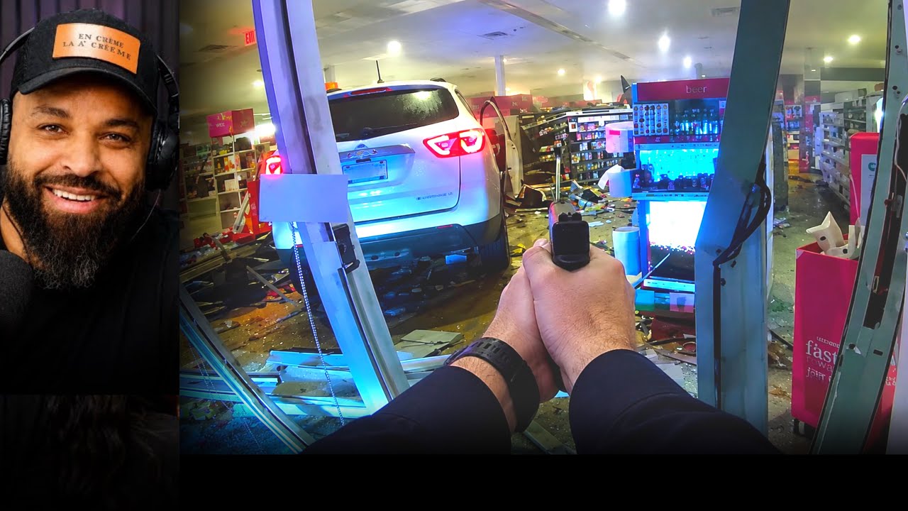Woman Crashes Into Store to Escape Police… HUGE MISTAKE